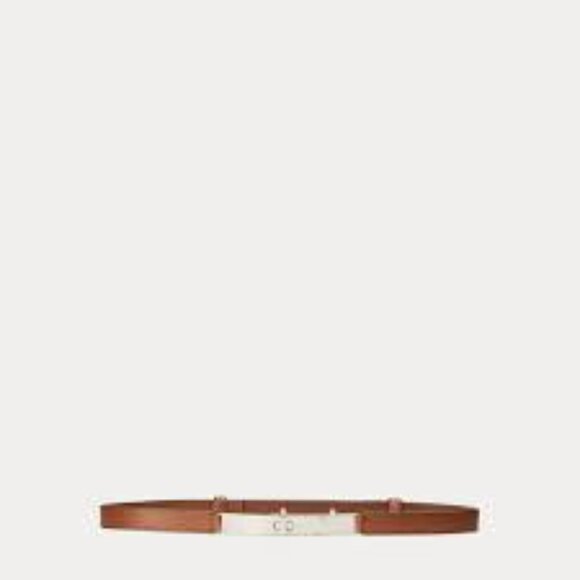 Lauren Ralph, Lauren, Turn Lock Belt, Tan
